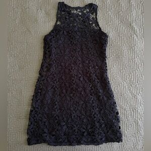 Hollister Navy Lace Dress
